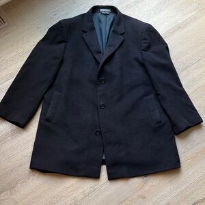 Daniel Cremieux Black 100% Cashmere Men's Coat